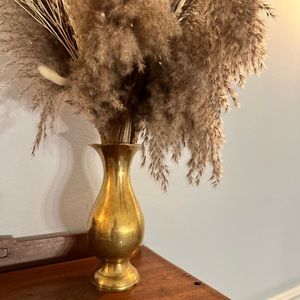 Vintage brass vase